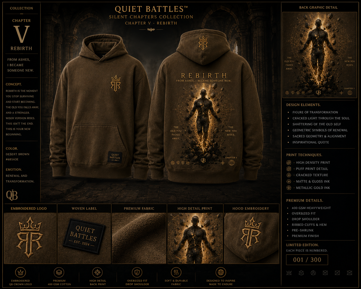 Quiet Battles™ Legacy Series Vol. 03 – Rebirth Collection设计